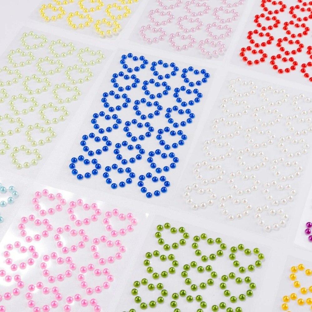 3D Acrylic Diamond Crystal Stickers Love Heart Face Gems Stickers for Party Show DIY Crystal Rhinestone Temporary Tattoos 4/18mm
