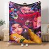 Kpop Blanket Ultra-Soft Great for Sofa Bedding Seaside Four Seasons Multipurpose Playful Design Ideal Gift For Birthday Valentine'S Day