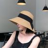 Hat Women's Summer Sunscreen Hat Face Cover Sun Hat Sunscreen UV Seaside Fashion Travel Straw Hat