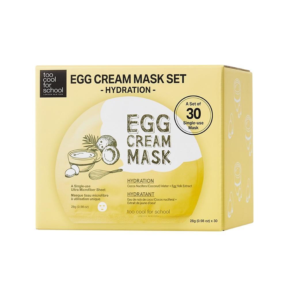 Too Cool For School  Duty Free  Egg Cream Mask Hydration Special Set