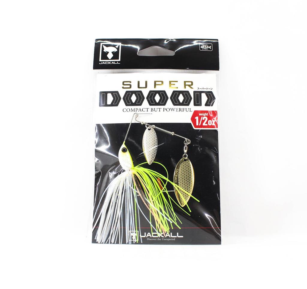 Jackall Spinner Bait Lure Super Dooon 1/2 Oz Stealth Natural Chart (9863)