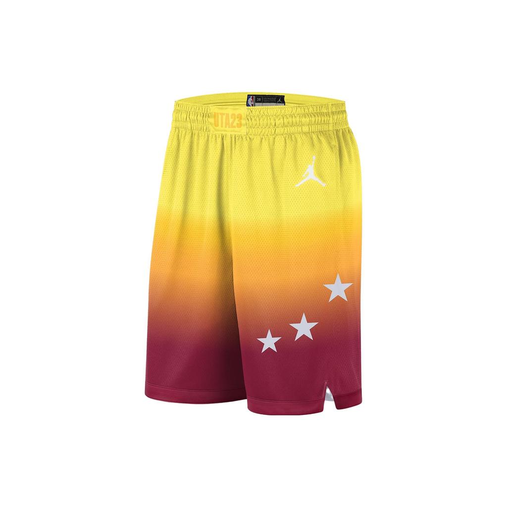 Nike Мужские шорты X NBA Collaborative Dri-Fit с цветным графическим принтом и завязками на шнурке, красные DX6335-600