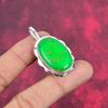 Green Copper Turquoise Pendant, 925 Sterling Silver Pendant Gemstone Jewelry, Handmade Pendant Amazing Jewelry, Gift For Her