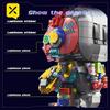 TOYLINX 1377 деталей Киберпанк Механический Кролик Строительные Блоки Светодиодный Светящийся Кирпичик Коллекционная Головоломка для Взрослых DIY Игрушка Настольное Украшение