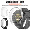 Чехол из ТПУ + Силиконовый ремешок для Huawei Watch GT6 Pro 46 мм Всесторонний защитный чехол-оболочка для экрана Спортивный ремешок Браслет
