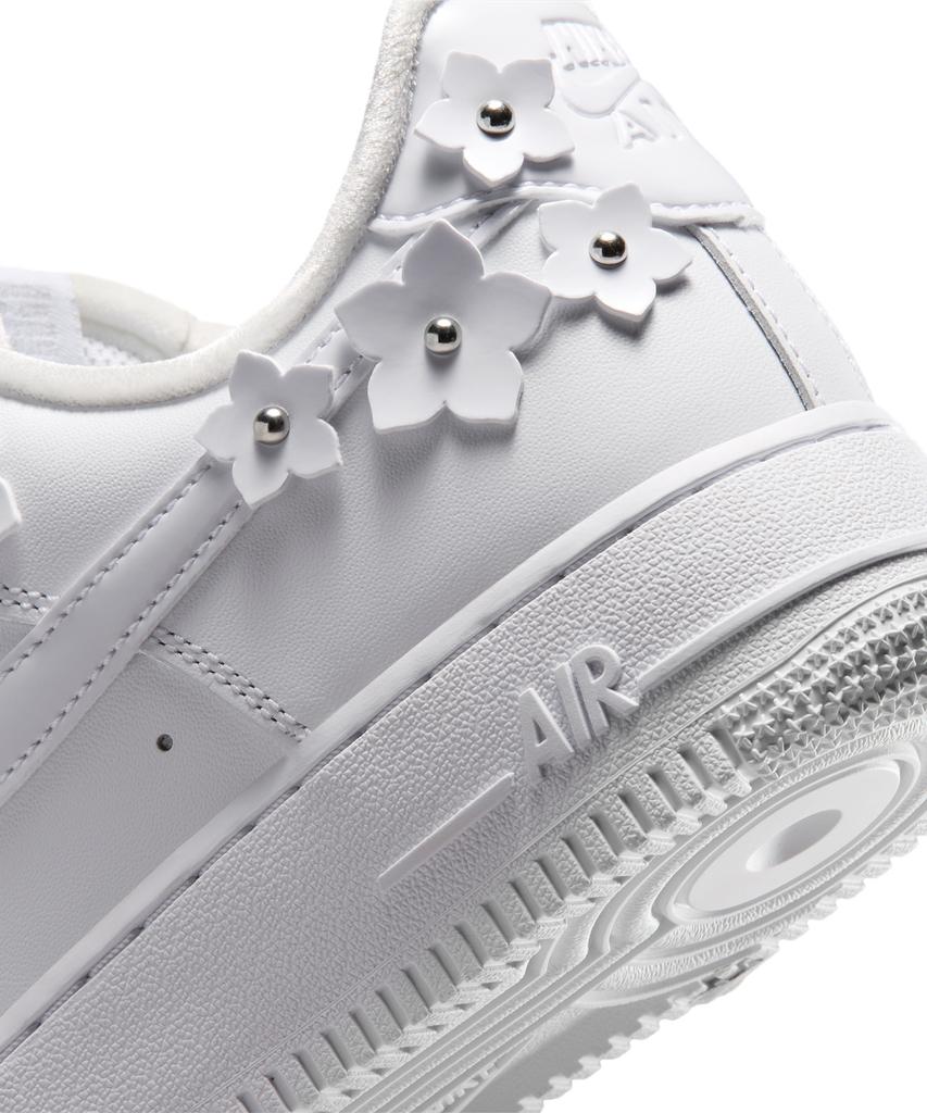 Nike Air Force 1 07 Floret W - White:Wolf Grey:Metallic Silver:White / Ir8637-100
