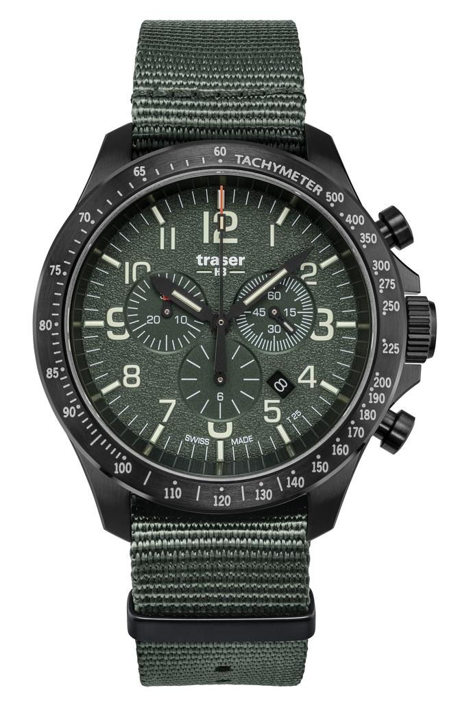 Tracer P67 Officer Pro Chrono 109463 Зеленые часы-хронограф мужские