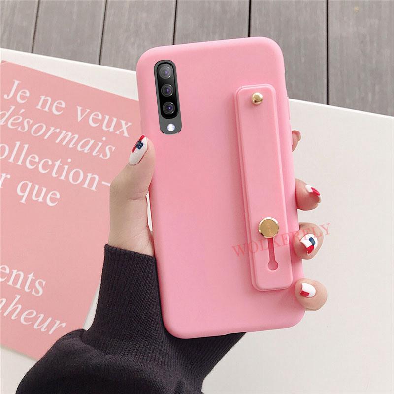 Силиконовый ремешок на запястье, чехол для телефона с держателем для iPhone, Samsung, Xiaomi, Huawei, мягкий чехол из ТПУ