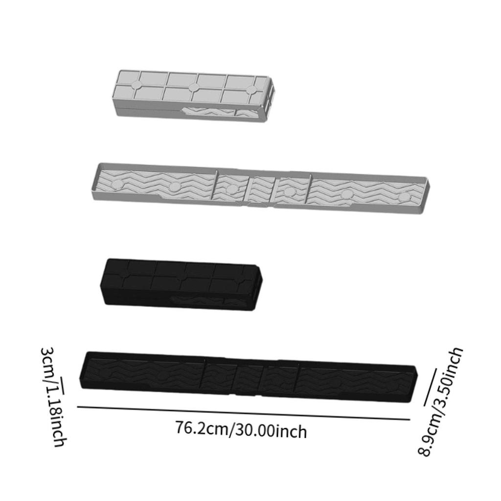 Silicone Stove Top Magnetic Rack Storage over Stove Flexible Folding Shelf