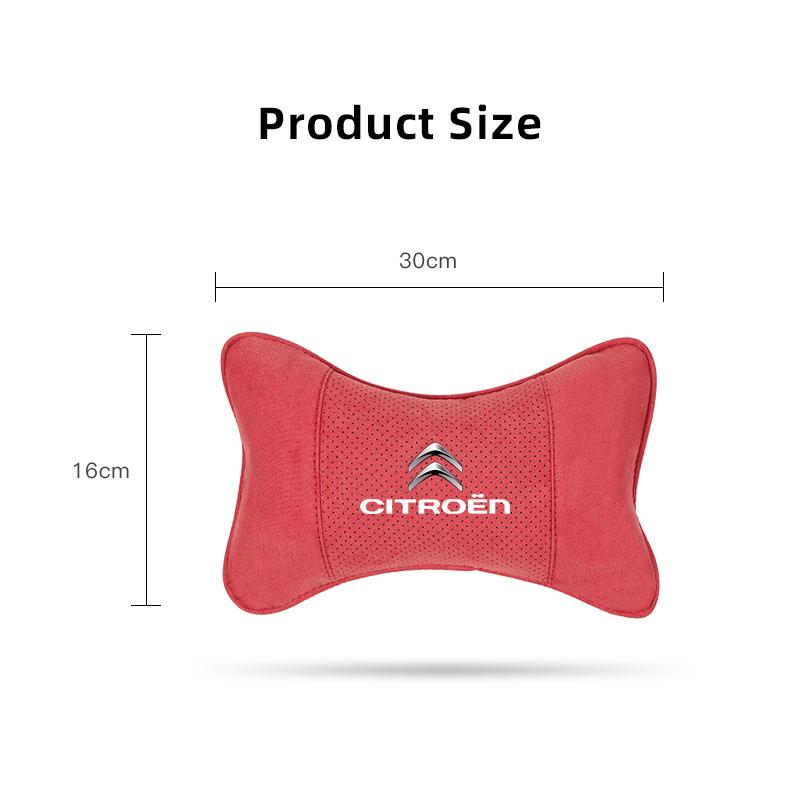 1Pcs Car Seat Headrest Auto Logo Neck Spine Protection Pillow For Citroen C1 DS3 C2 C3 Vts C4 Saxo C4L C5 C6 C8 Xsara C3-XR