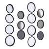 Комплект фильтров для объектива камеры UV CPL ND8 Soft White Graduated Grey 10X Macro 6 Points Star Filter Set для P