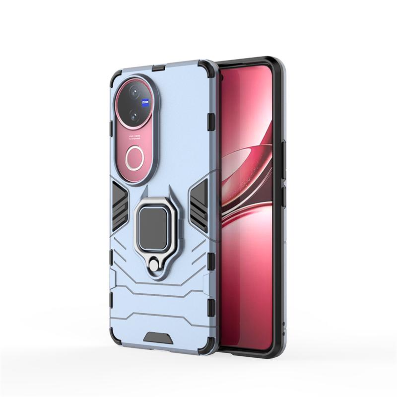 Для чехла Vivo V50 Противоударная броня ПК Магнитная подставка Полная защита краев Задняя крышка Для чехла Vivo V50 Для Vivo V50e 5G 6,77 дюйма