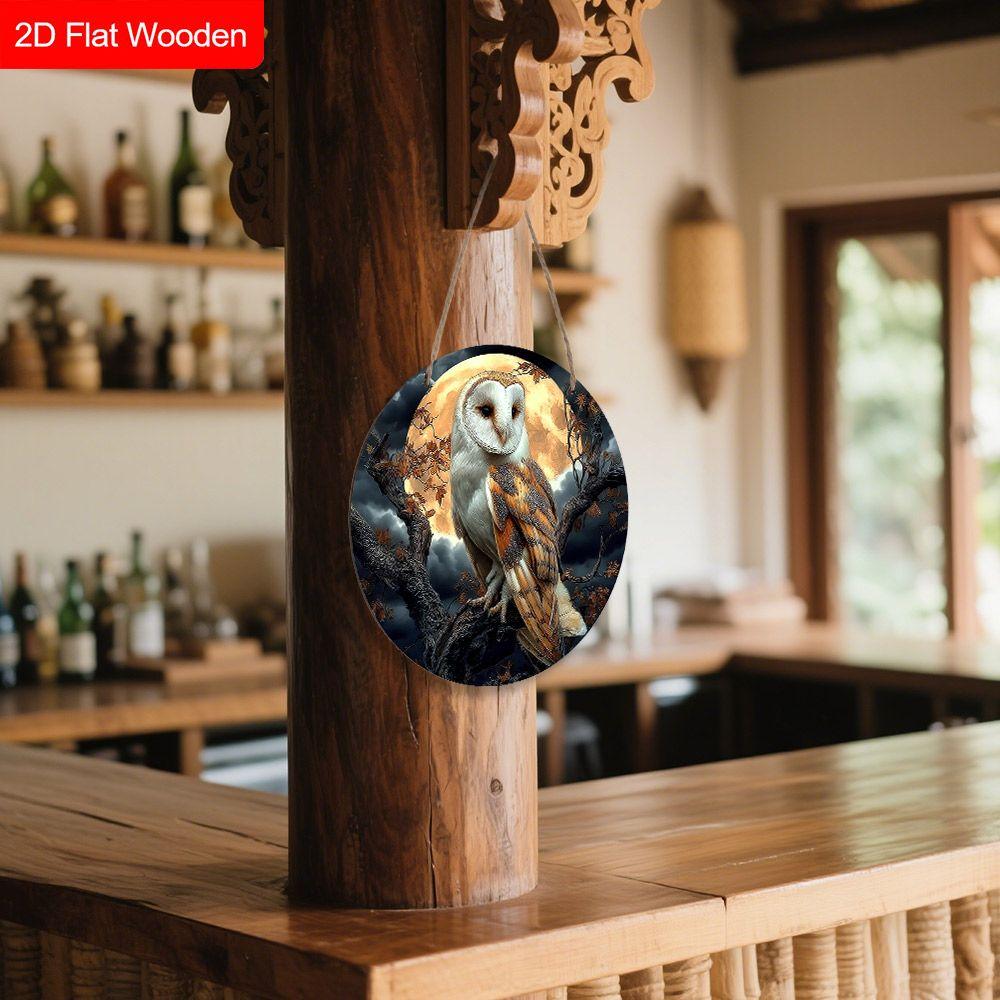 2D Flat Wooden Hanging Decorative Signs, Family Wall or Door Decoration, Garden Decoration, Housewarming Gifts for Friends