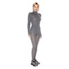 Nike x SKIMS Women's Weightless Layers Mock Neck Long Sleeve Top Lead