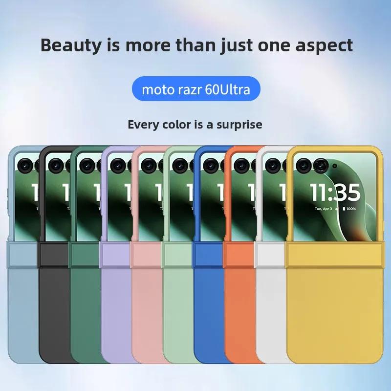 Fashion Colorful Skin Feel PC Hard Phone Case for Motorola Razr 70 60 50 Ultra 70 60 50 Razr Shockproof Hinge Protect Cover