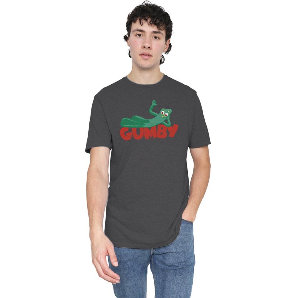 Gumby On Logo T-Shirt S-3XL, Charcoal