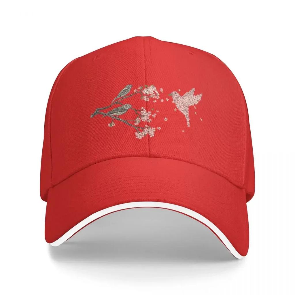 Blossom Bird Cap Fashion Casual Baseball Caps Adjustable Hat Hip Hop Summer Unisex Baseball Hats Customizable Polychromatic