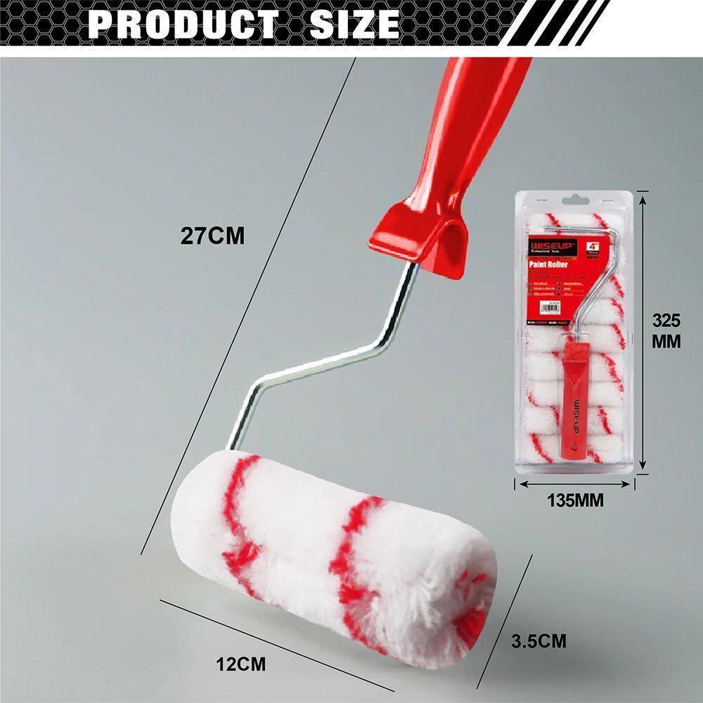 WISEUP Paint Edger с 9 сменными роликами Кисть для покраски Валик Кисть Различные Валики Кисть Инструменты для покраски