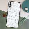 Minimalist Cats Phone Case For Samsung Galaxy S26 S23 Ultra S20 S21 S22 S24 S25 Plus S10 S25 FE Back Cover