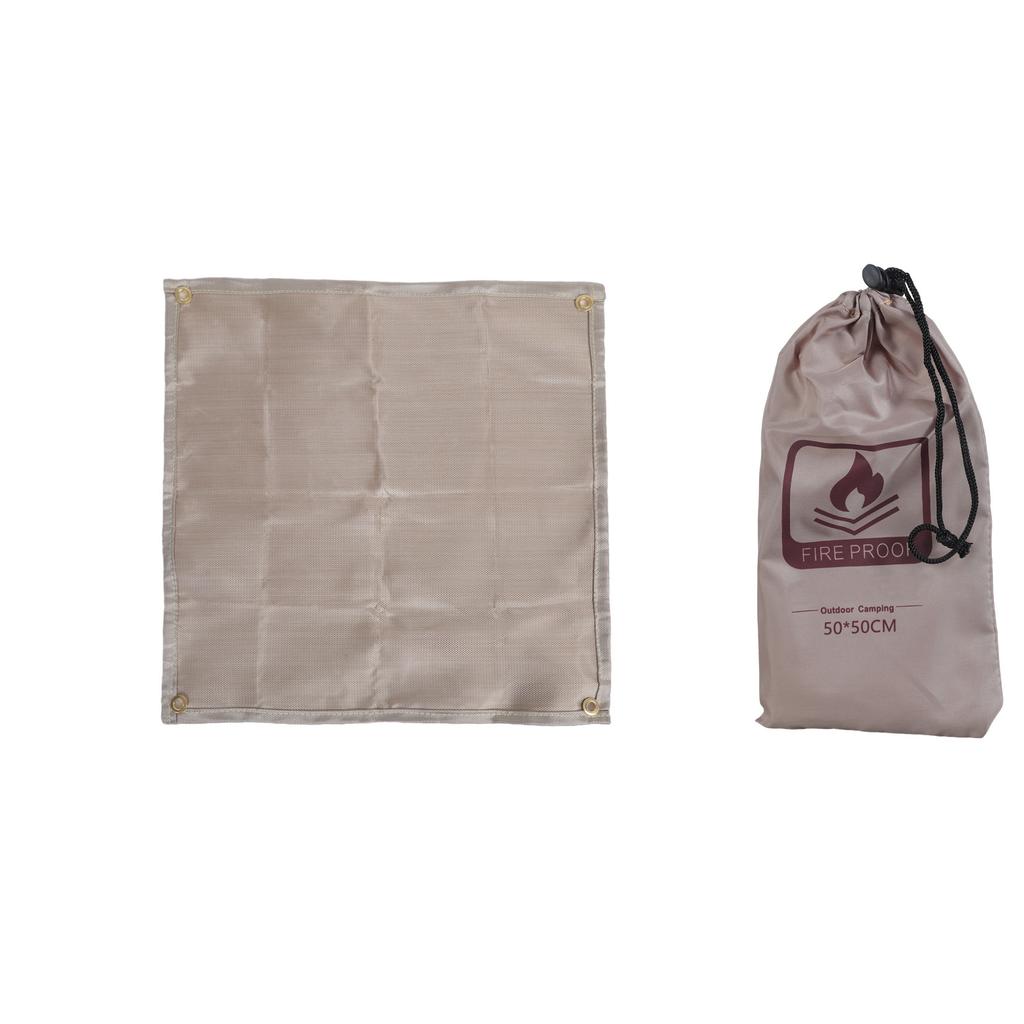 Огнестойкая ткань для защиты пола, складной огнестойкий коврик, термостойкое одеяло для барбекю и активного отдыха