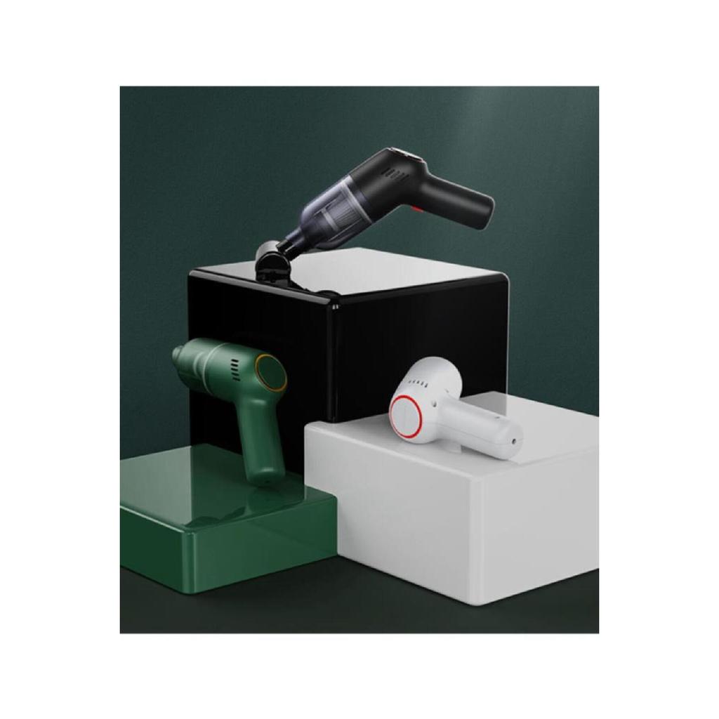 Мини беспроводной автомобильный пылесос для сухого и влажного использования перезаряжаемый мини ручной пылесос черный