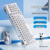 Набор беспроводной клавиатуры и мыши Dreamerz Z99 Crystal - Прозрачный, Механический, Bluetooth, для Женского Офиса.