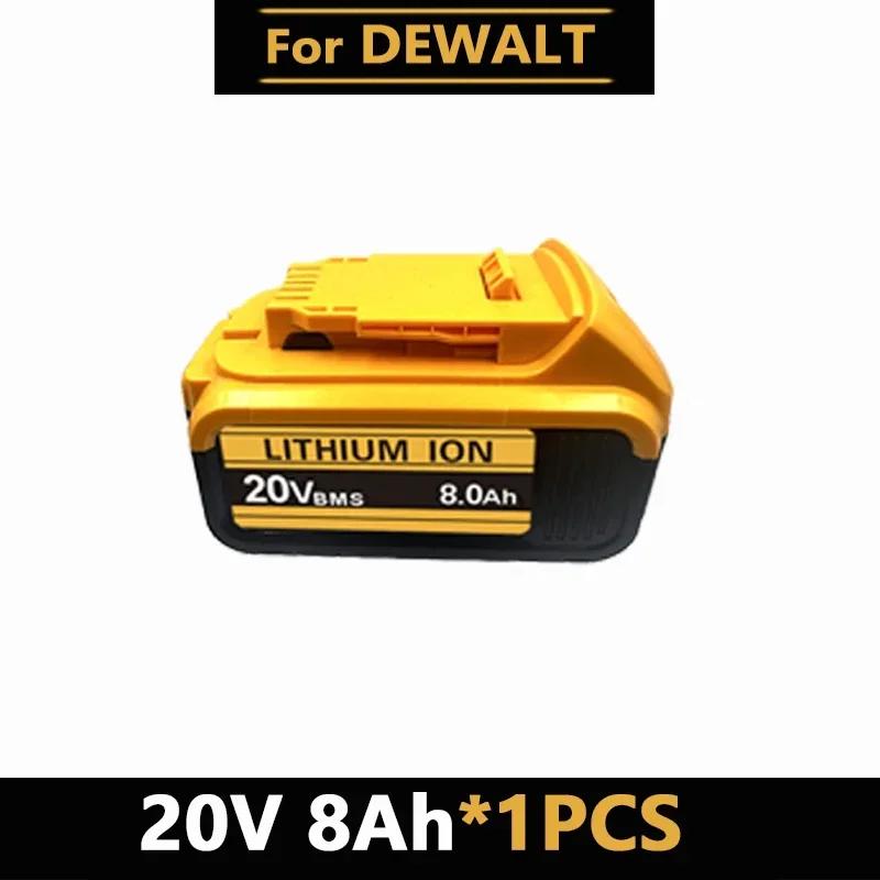 Для литий-ионных аккумуляторов DeWalt 18 В 20 В, запасная литий-ионная батарея 20 В 12 Ач DCB203, DCB206, DCB205, DCB204, DCB200, электроинструменты