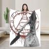 Silent Hill Horror Flannel blanket Game Custom Throw blankets for Bed Sofa Couch 150*125cm Quilt