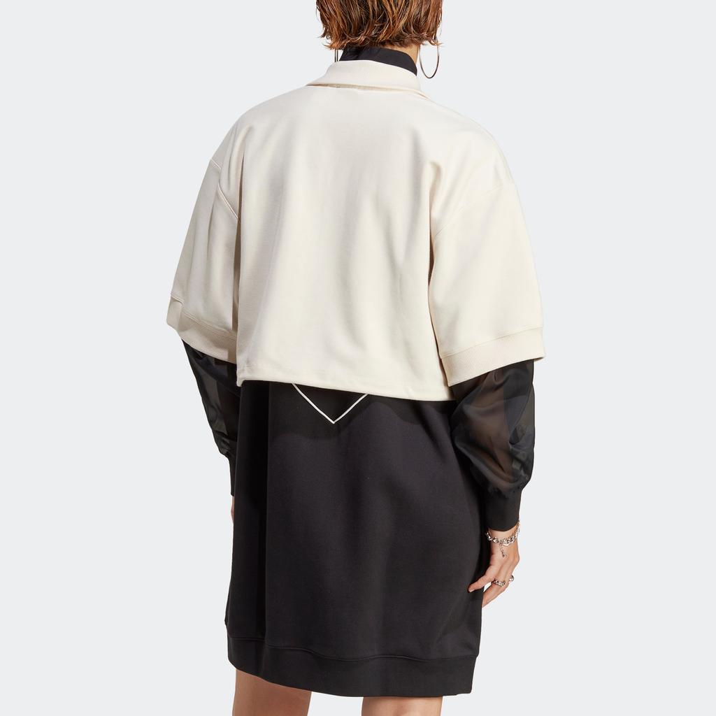 adidas Originals SS23 Always Original Короткая спортивная рубашка-поло Женские топы Белые IC5589