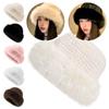 Windproof Winter Hat Imitation Mink Hair Bucket Hat Fashion Ear Protection Cap
