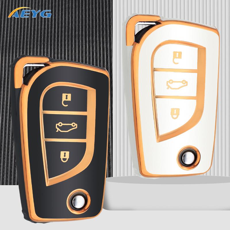 Мягкий чехол-кожух из ТПУ для умного ключа автомобиля Toyota Auris Corolla Verso Avensis Yaris Scion Aygo Tc Im Camry Rav4 Forturner Hilux