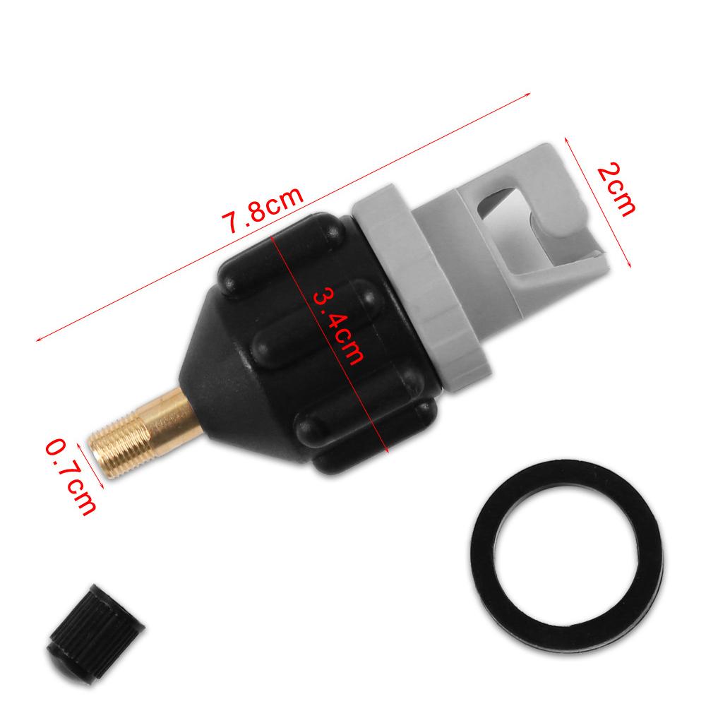 Multifunction Air Pump Valve Adapter Inflatable SUP Schrader Valve Adapter Accessories Air Pump