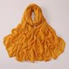 Soft Wide Edge Thin Modal Single Color Cotton Breathable Scarf Shawl Large Size 85 * 180CM