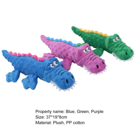 Плюшевая игрушка для собаки «Аллигатор», устойчивая к разрыву, милая, легкая, устойчивая к укусам, прочная плюшевая игрушка «Гатор»