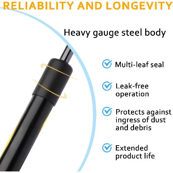 Hood Struts For 2018-2025 Jeep Wrangler JL, Compatible With     2024 Gladiator JT, Hood Lift Supports Kit, Replaces # 21-20003-02, 68398991AA, Easy