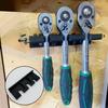 Ratcheting Wrench Storage Rack, Ratchet Wrench Wall Mounted Holder/Ratcheting Wrench Tool Organizer(Screws Not Included)