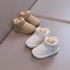 Fleece Thickened Cotton Shoes Snow Boots Winter Warm Baby Shoes Baby Toddler Shoes Boys and Girls Shoes Soft Sole Waterproof