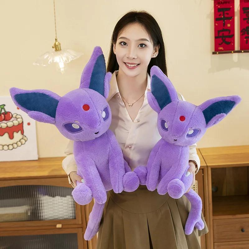 30 70cm Espeon Plush Toy Cute Anime Pillow Doll Soft Stuffed Animal Gift For Kids