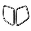 For BMW X3 F25 X4 2011-17 Real Carbon Fiber Dashboard Upper Air Outlet Vent Trim