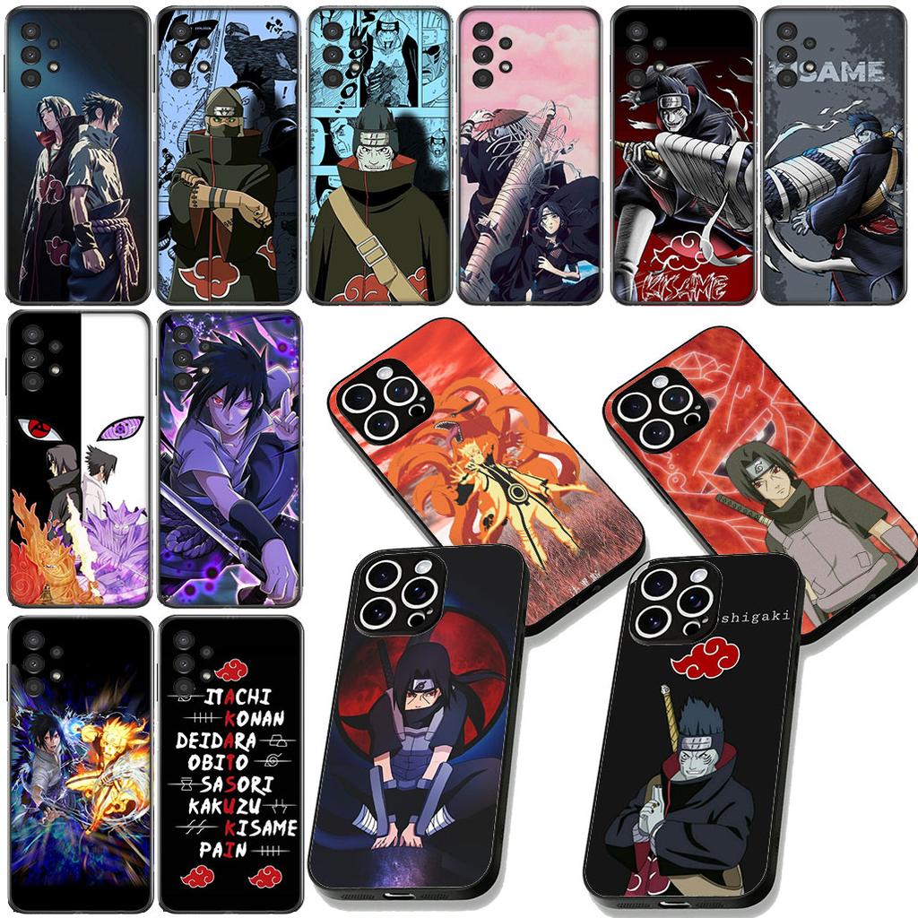 Narutos KISAME Sasuke Itachi Akatsuki Phone Case for Xiaomi Redmi Note 12 11 10 A3 Pro 10A 10C 12C Note12 5G Cover Casing