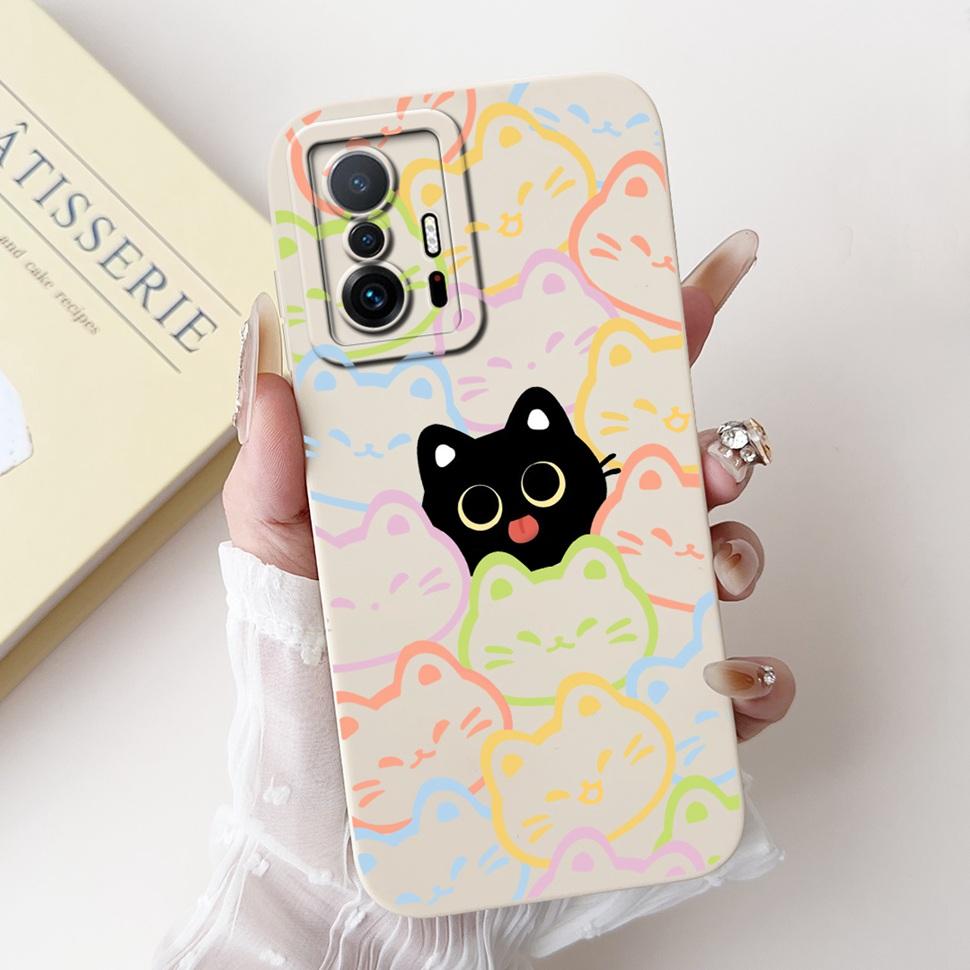 Soft TPU Cover For Xiaomi 11T Case Cute Panda Pattern Phone Case For Xiaomi 11T 12T 13T 5G Back Cover Xiaomi11T Xiaomi12T Shell