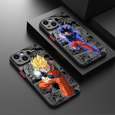 Чехол для iPhone 16e 7 8 SE XS X 16 Pro SE XR 11 Pro Max 12 Mini 14 15 Pro Max 13 Pro 6s Силиконовый чехол Аниме Драконы Goku