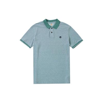 Рубашка поло с коротким рукавом Color Block Outdoor Casual, дышащая, мужская, синяя A2PFM-CL6