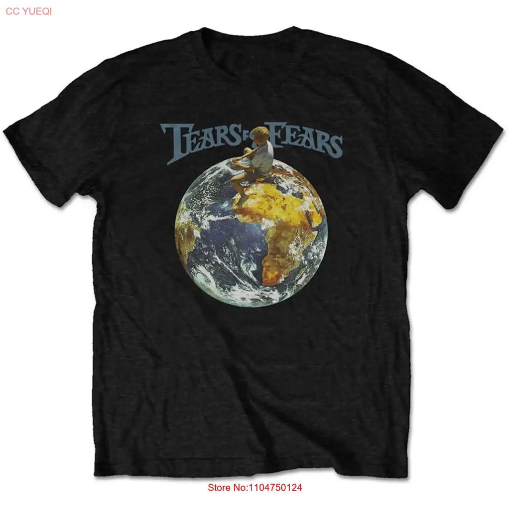 Ретро Футболка Tears For Fears Rule The World Классическая Черная S 5XL ND898 винтажная Стильная с принтом Растягивающаяся Универсальная