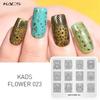 Flower 023 Nail Art DIY Stamp Template Nail Stamping Plates Manicure Plate Tools