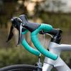 Perforated silicone bicycle handlebar tape - black