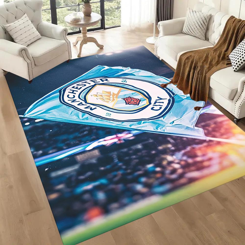 Manchester City Area Rug Design For Living Rooms Bedrooms Decorate Room Outdoor Antislip Carpet Anime Office Decor