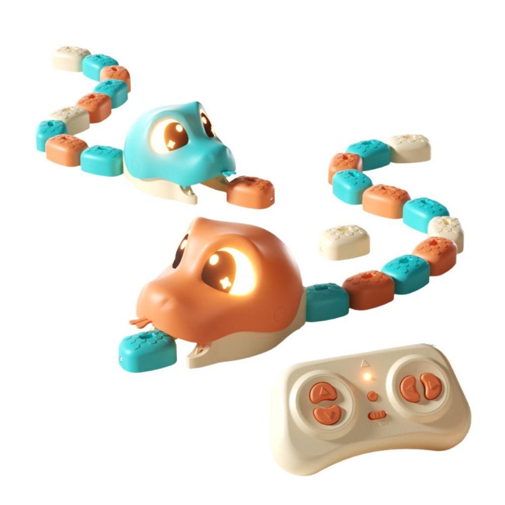 Rechargeable Remote Control Car Magnetic Magnetic RC Car Racing Model Greedy Snake Car Boys Toy