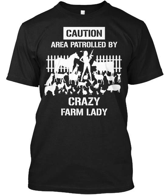 Crazy Farm Lady TTshirt Made in the USA Size S to 5XL