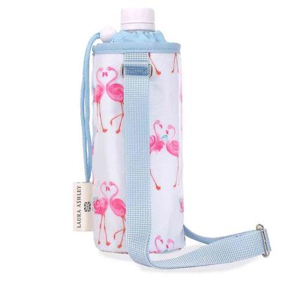 LAURA ASHLEY Пластиковый держатель для бутылки Держатель-чехол для девочек В комплекте плечевой ремень Хранение холода Милый фламинго N3771100
